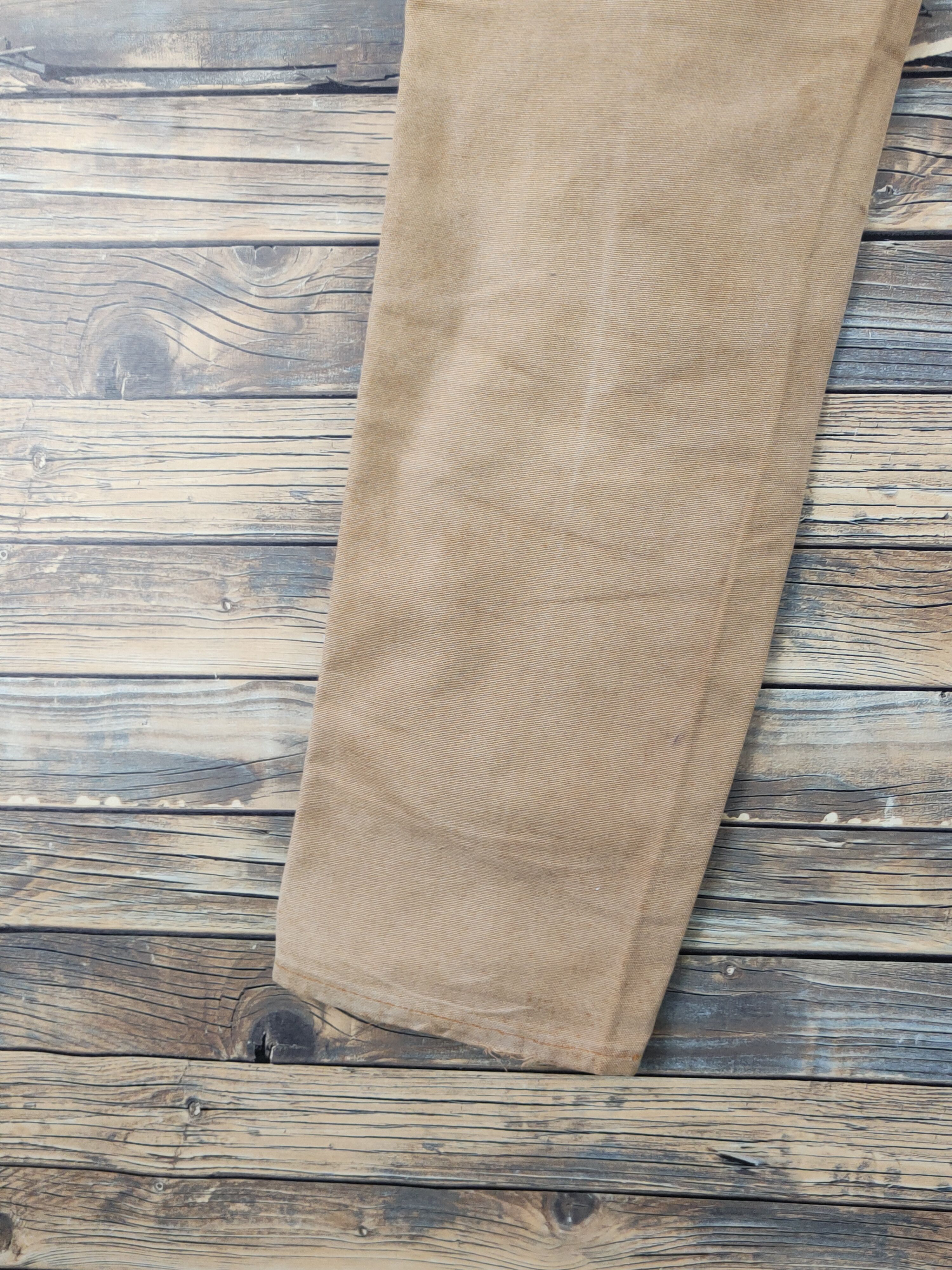 Vintage Collegiate Brown leather back vintage Casual Pants #W1585 Size US 28 / EU 44 - 9 Thumbnail