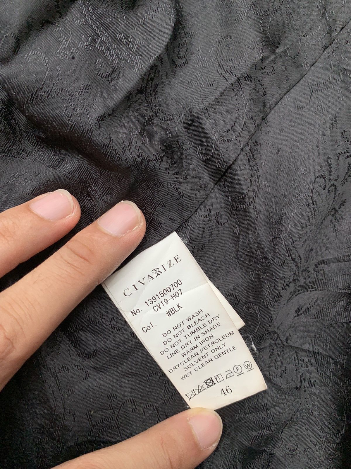 Civarize Zipper Slim Fit Blazer