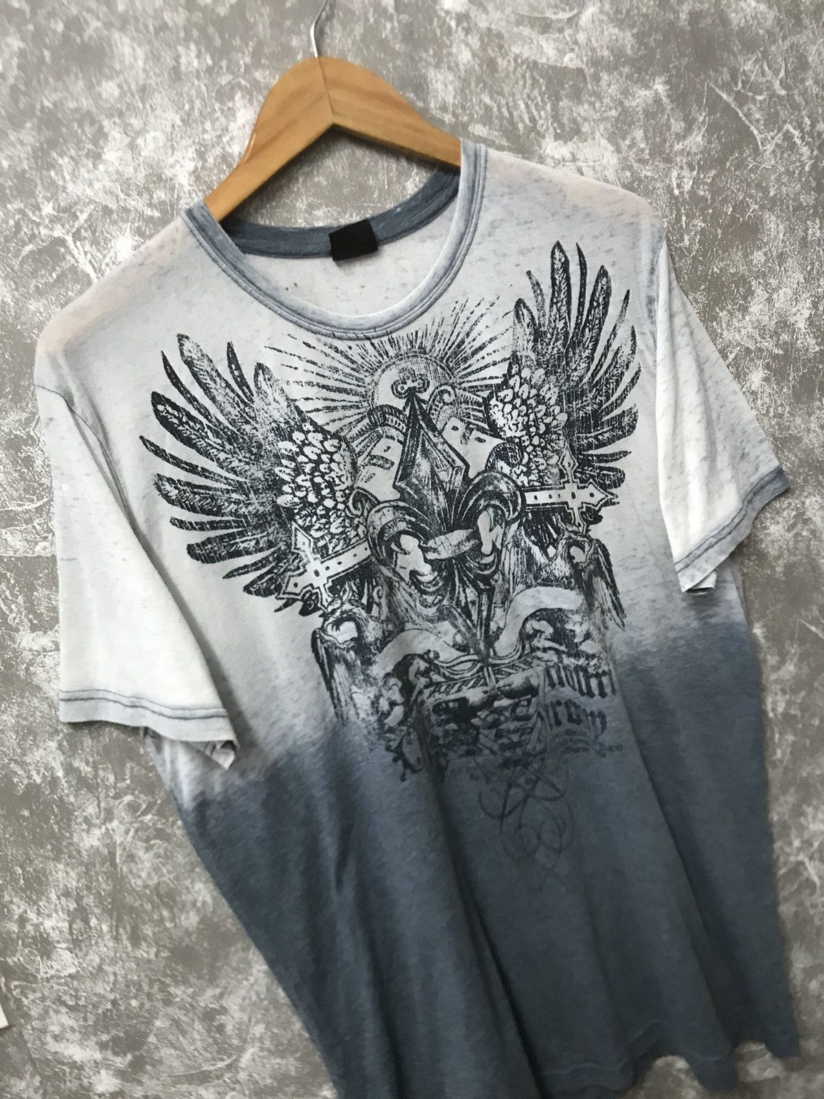 Affliction × Ed Hardy × Southpole Affliction Wings Y2K Graphic Tee Size US L / EU 52-54 / 3 - 2 Thumbnail