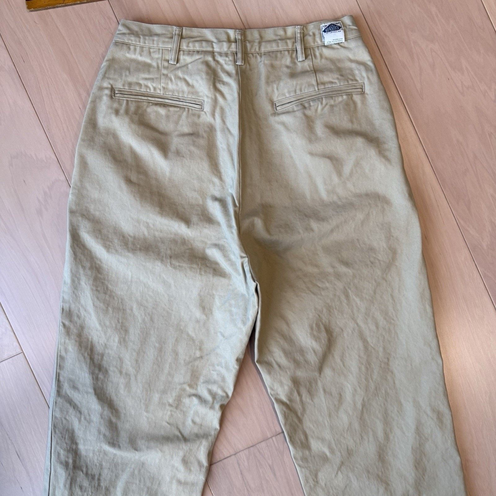Other Non Stock Pleated Pants Khaki Military Minimalist New York Size US 29 - 8 Thumbnail