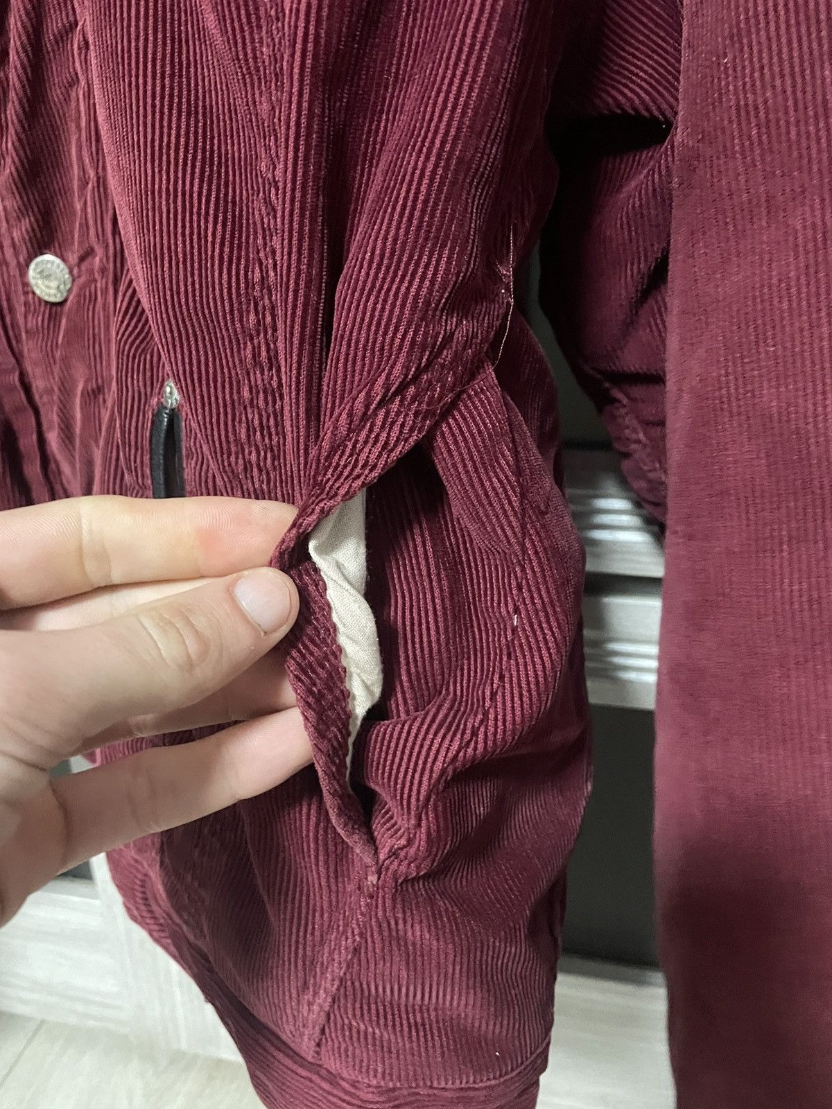Diesel Vintage Rare Diesel Corduroy Distressed Jacket Velvet Size US L / EU 52-54 / 3 - 19 Thumbnail