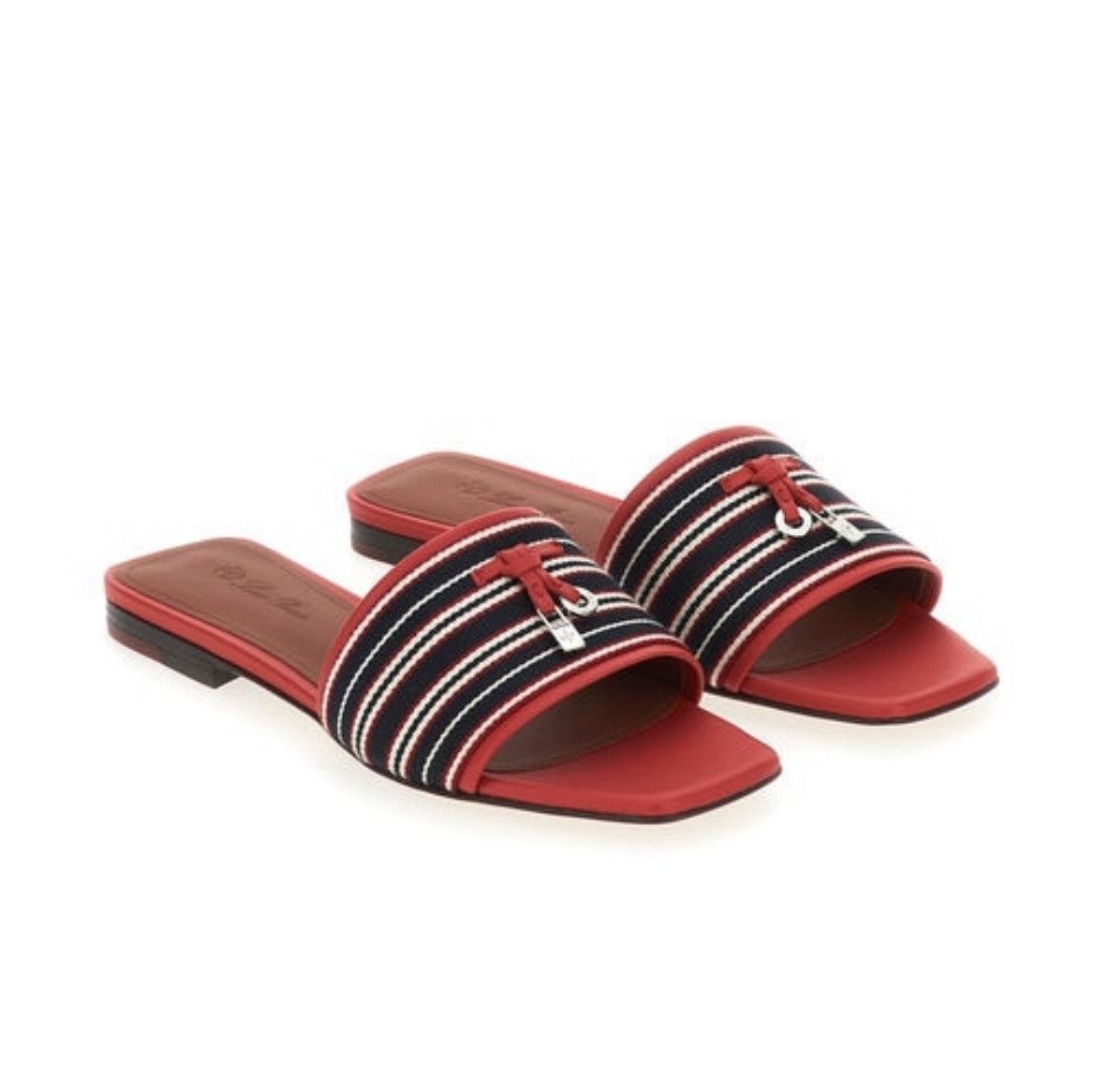image of Loro Piana O1Srvl11E0424 Sandals In Red, Women's (Size 9)