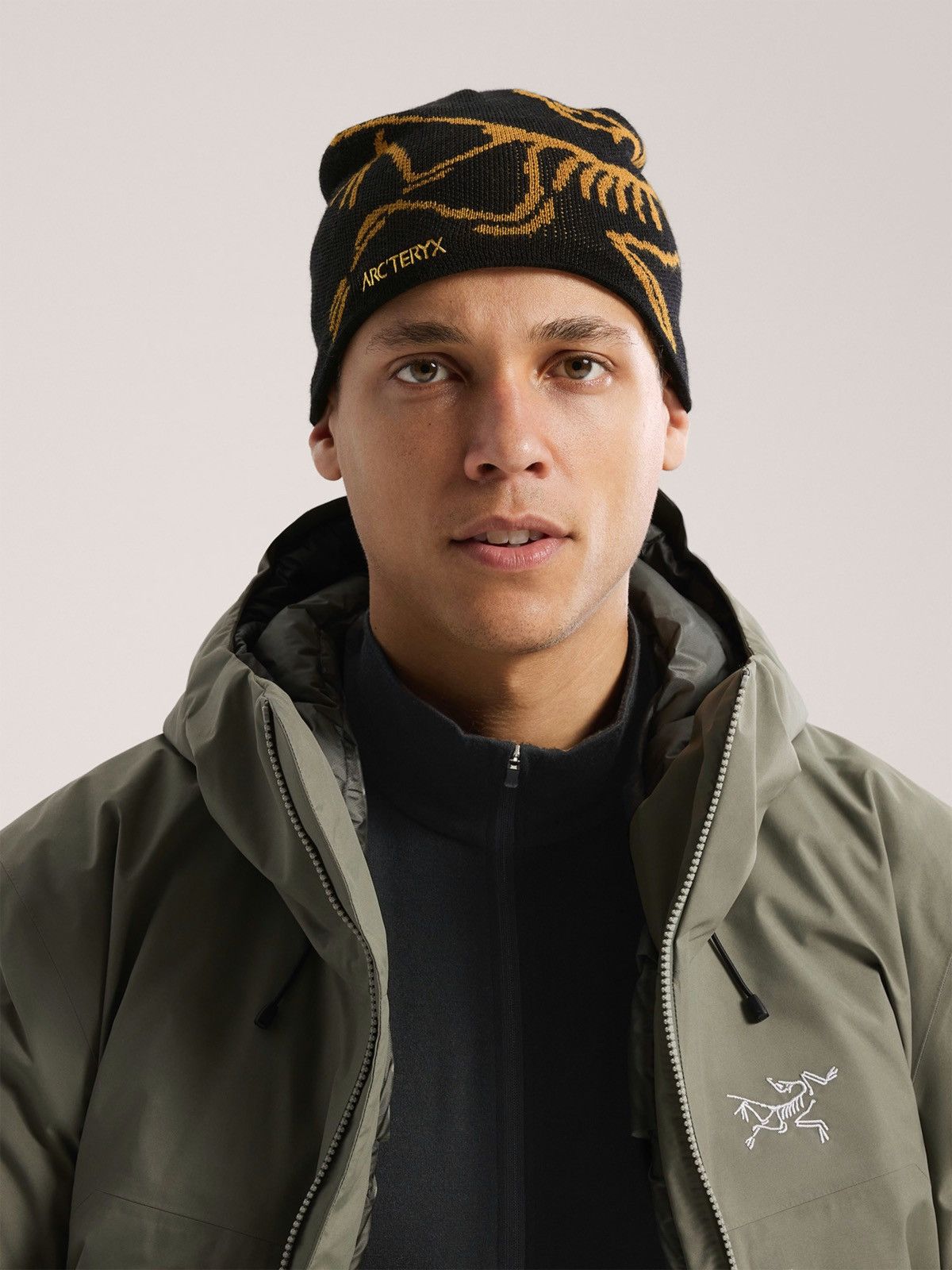 Arc'teryx Arc’teryx Bird Head Toque Beanie Black Gold 24K Size ONE SIZE - 4 Thumbnail