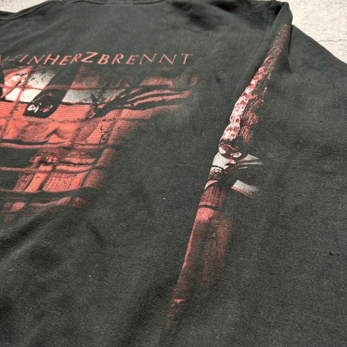 Band Tees × Vintage Very Rare Rammstein Meinherzbrennt Hoodie Size US M / EU 48-50 / 2 - 7 Thumbnail