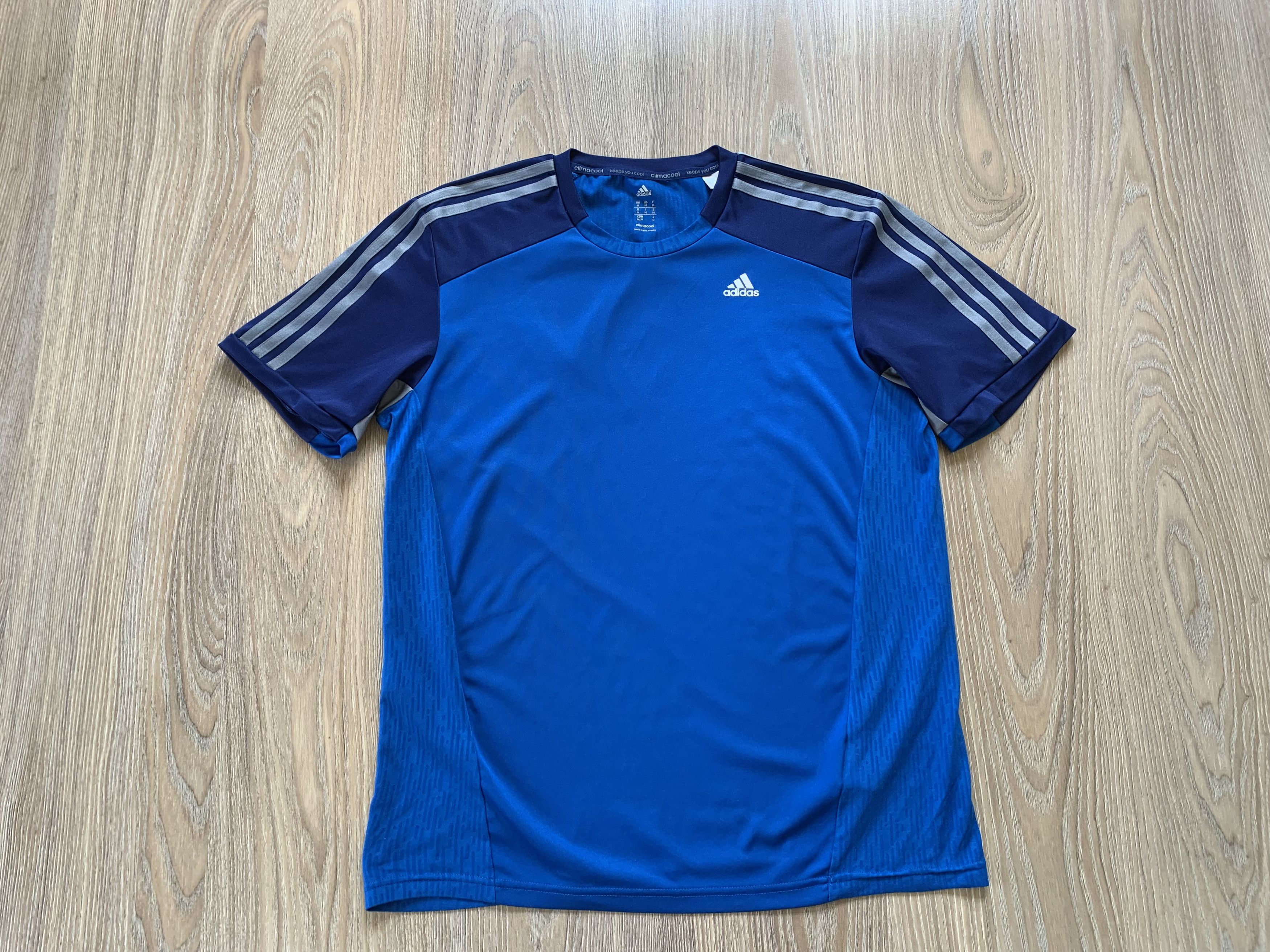 Adidas Adidas Climacool Blue Sport Training T-Shirt Size US M / EU 48-50 / 2 - 2 Thumbnail