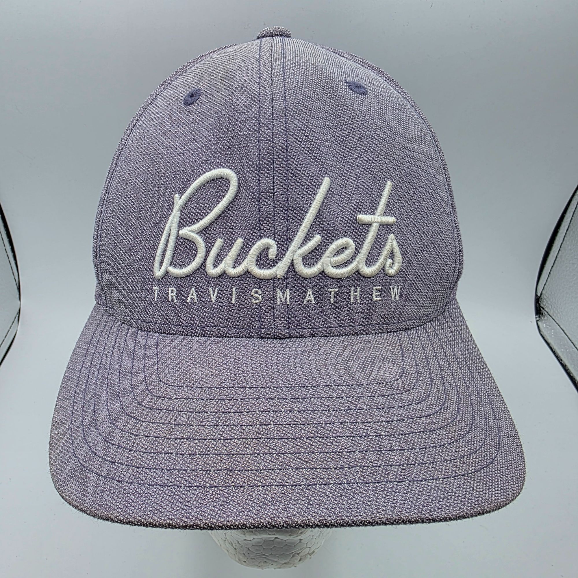 TravisMathew Travis Mathew Buckets No Curfew 2.0 Adjustable Hat Gray Casu Size ONE SIZE - 1 Thumbnail