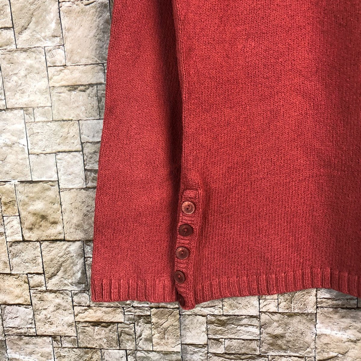 Homespun Knitwear × Japanese Brand Eddie Bauer vintage japan Red Knitwear #A940 Size M / US 6-8 / IT 42-44 - 7 Thumbnail