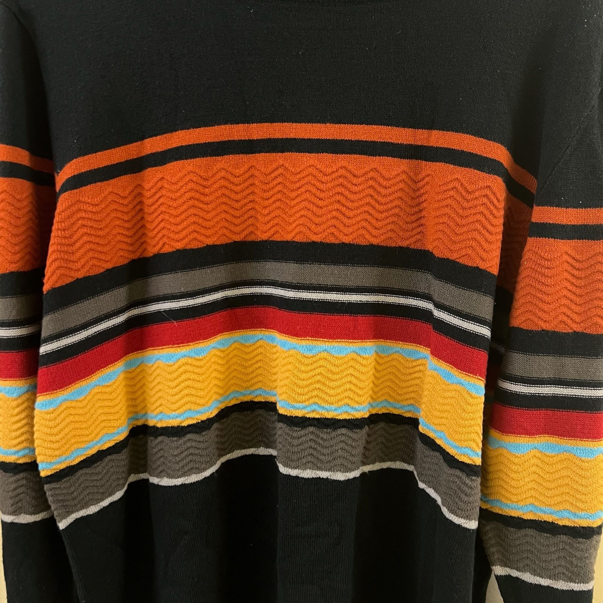 Soulstar Soul Star England XL Striped Crew Neck Sweater Multicolor Bl Size US XL / EU 56 / 4 - 4 Thumbnail