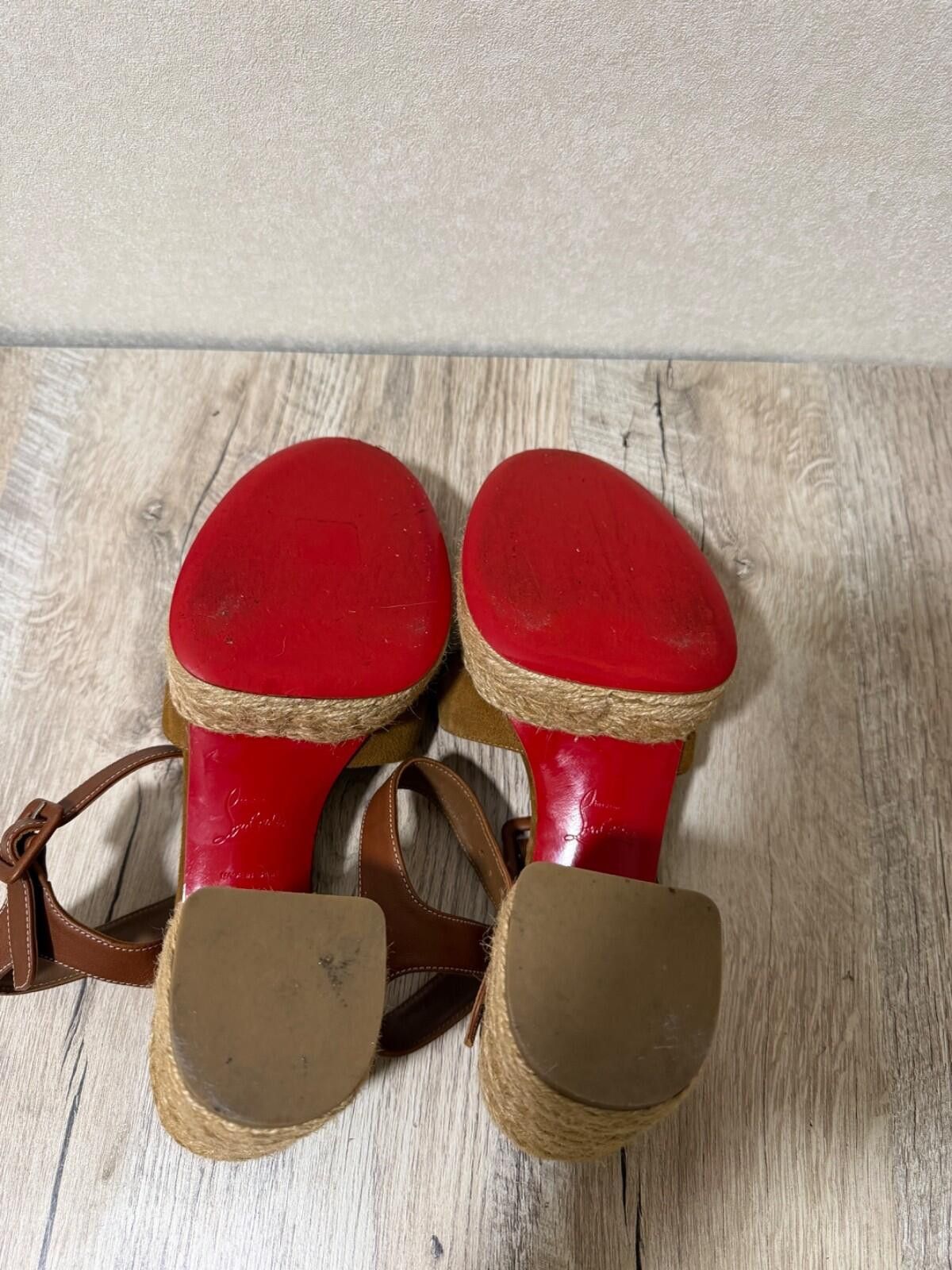 Christian Louboutin Christian Louboutin CALAKALA 70 Platform Espadrille Sandals Size US 9 / IT 39 - 7 Thumbnail