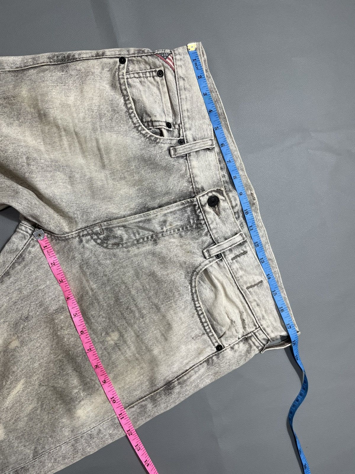 RRL Ralph Lauren RARE Denim Supply RL mudwash Distrssed Jeans Size US 34 / EU 50 - 10 Thumbnail