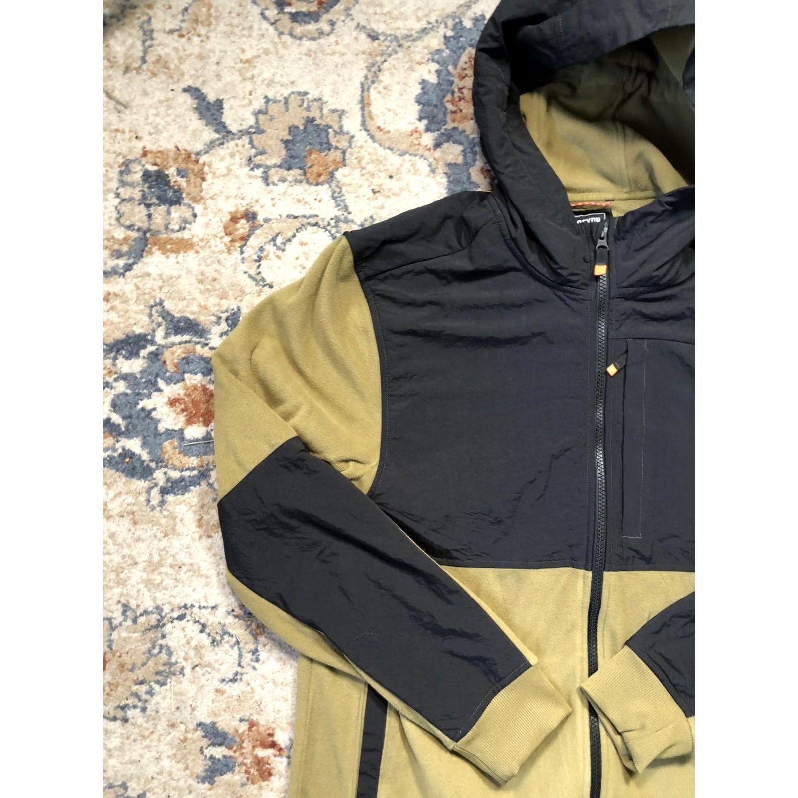 Duluth Trading Company Duluth Trading Co AKHG Thaw Depth Fleece Jacket Mens Medium Green Black Hooded Size US M / EU 48-50 / 2 - 3 Thumbnail