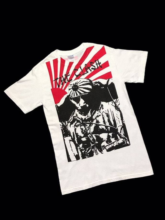 image of Band Tees x Vintage Y2K The Clash Fifth Column X Gildan, Men's (Size Small)