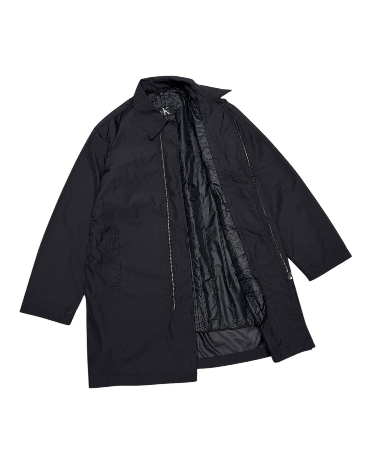 Calvin Klein × Yohji Yamamoto RARE🔥YOHJI YS FOR MEN OVERCOAT INSPIRE DESIGN BY C.KLEIN Size US M / EU 48-50 / 2 - 13 Thumbnail