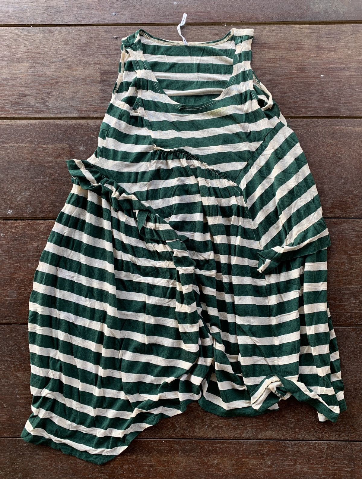 Sunao Kuwahara Sunao Kuwahara Japan Issey Miyake stripes midi dress size M Size M / US 6-8 / IT 42-44 - 1 Thumbnail