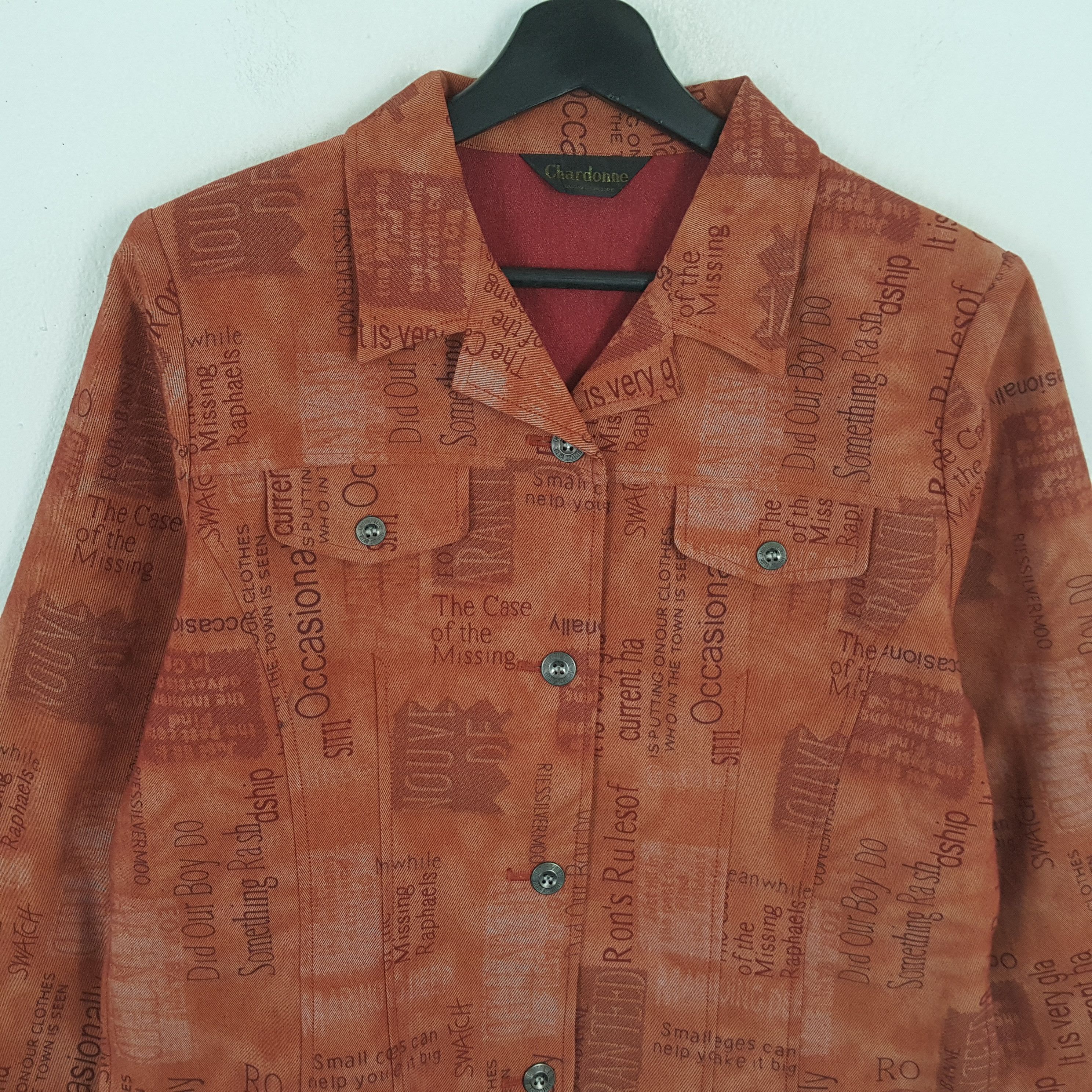 Vintage CHARDONNE Fashion Design Style Blazer Size S / US 4 / IT 40 - 2 Thumbnail