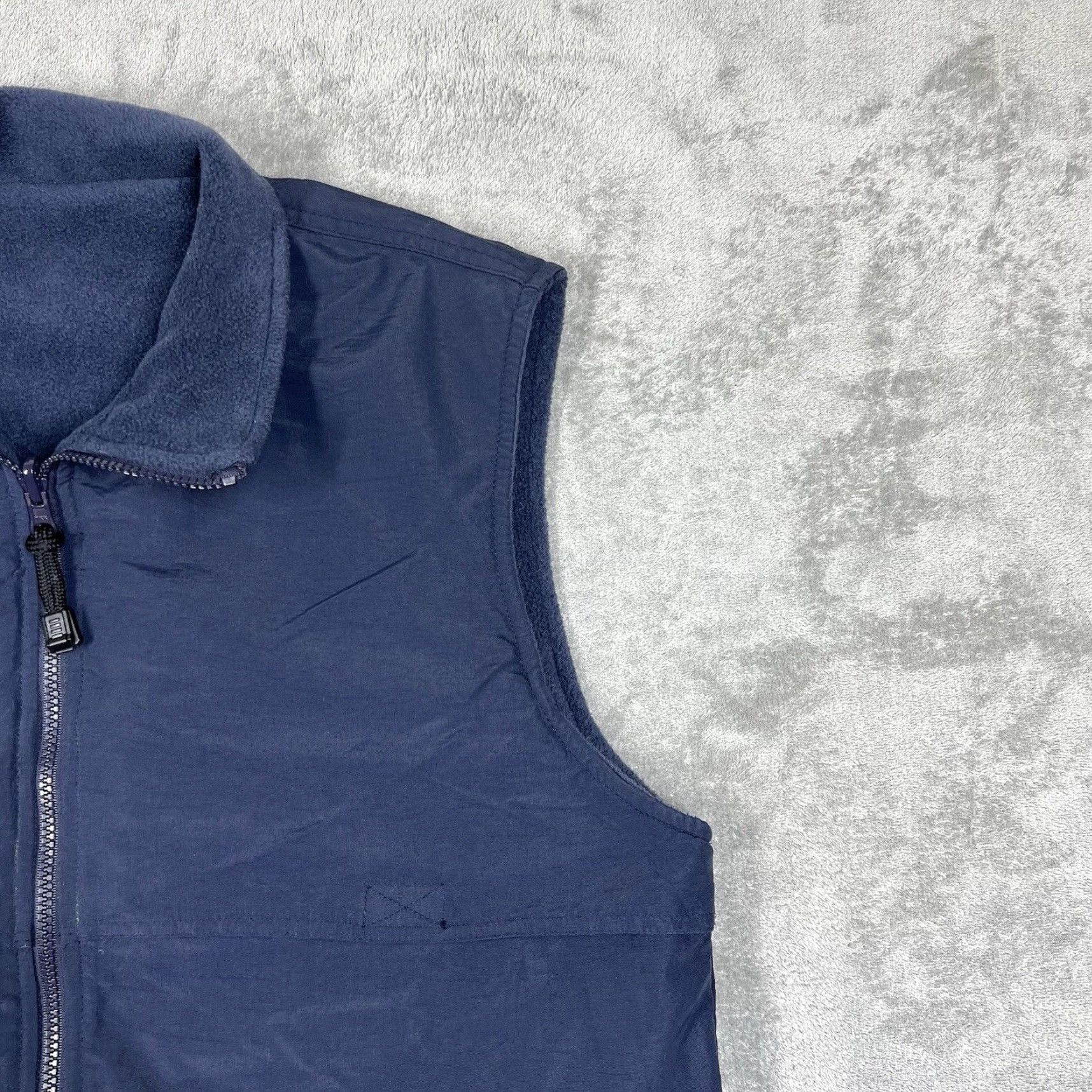 Vintage VINTAGE We Are The IAS Church of Scientology Mens Large Zip Vest Navy Reversible Size US L / EU 52-54 / 3 - 3 Thumbnail