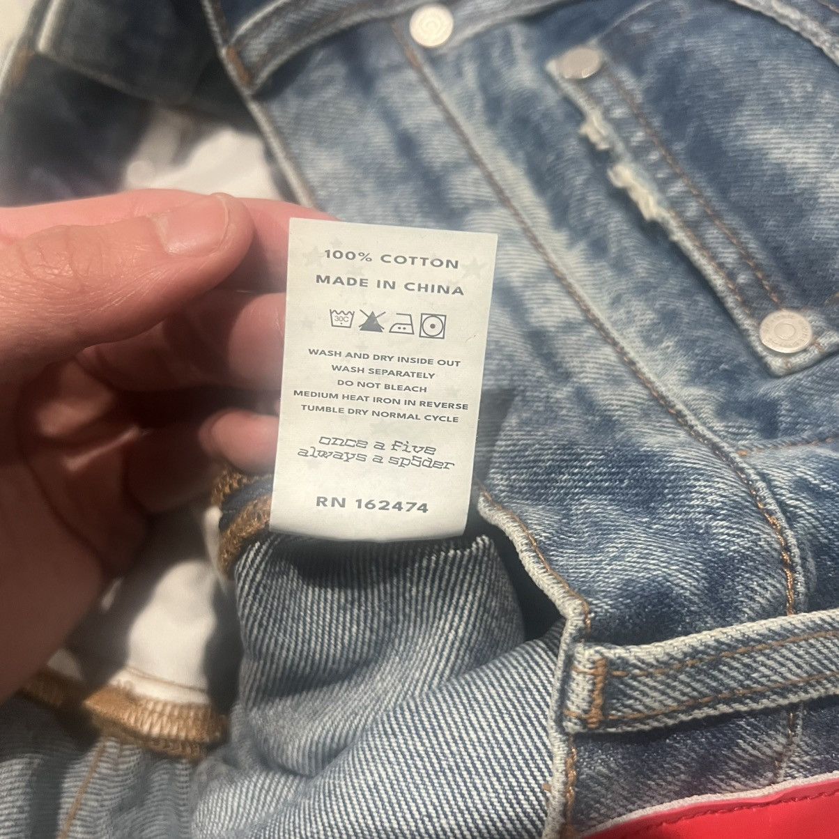 Sp5der Sp5der Beluga Wash Denim Size 30 Size US 30 / EU 46 - 9 Thumbnail