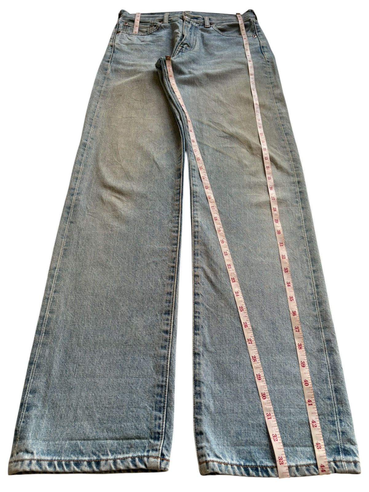 Levi's Vintage 80s Levis 502 Big E Selvedge Rusty Wash Loose Jeans Size US 29 - 14 Thumbnail