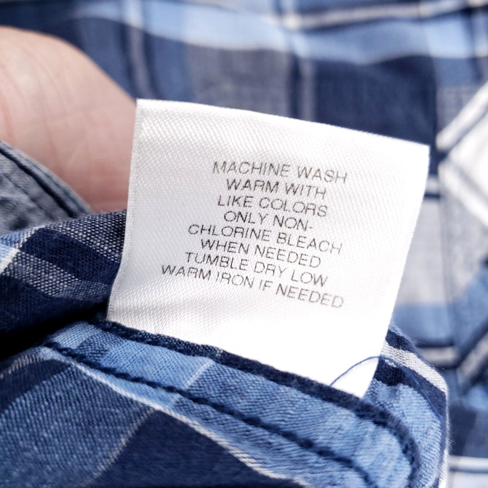 Cremieux Cremieux Shirt Mens L Large Blue Plaid Button-Up Short Sleeve Collection Casual Shirt Size US L / EU 52-54 / 3 - 4 Thumbnail