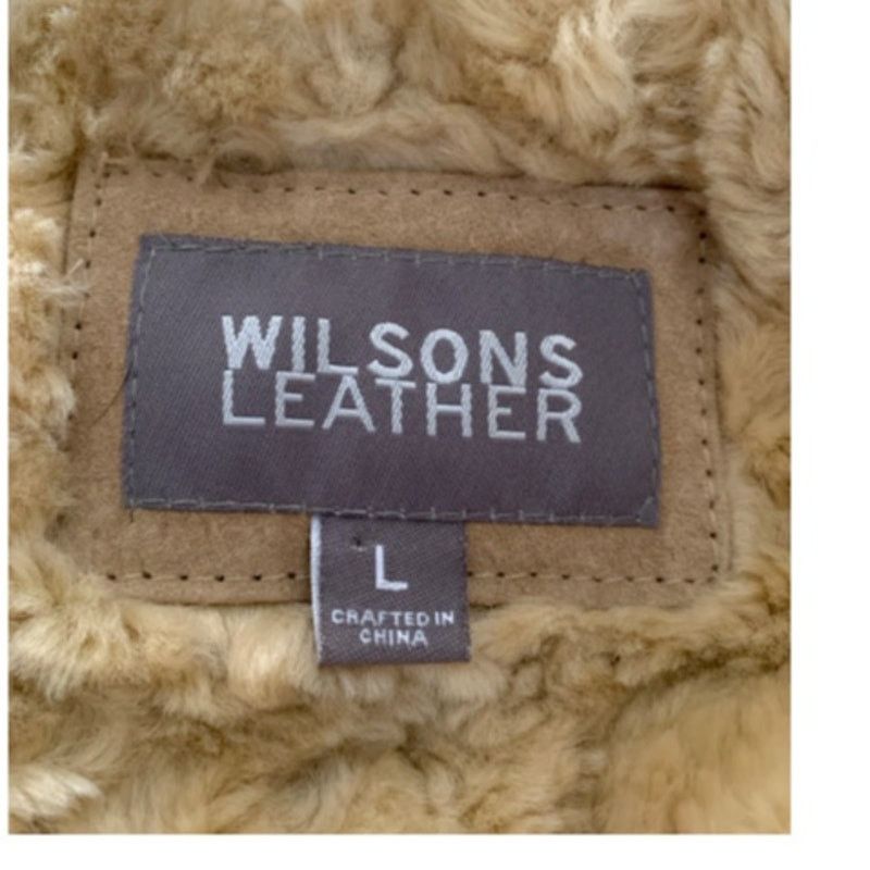 Wilsons Leather Wilsons Leather Womens Large Suede Trimmed Penny Lane Jacket Size L / US 10 / IT 46 - 9 Thumbnail