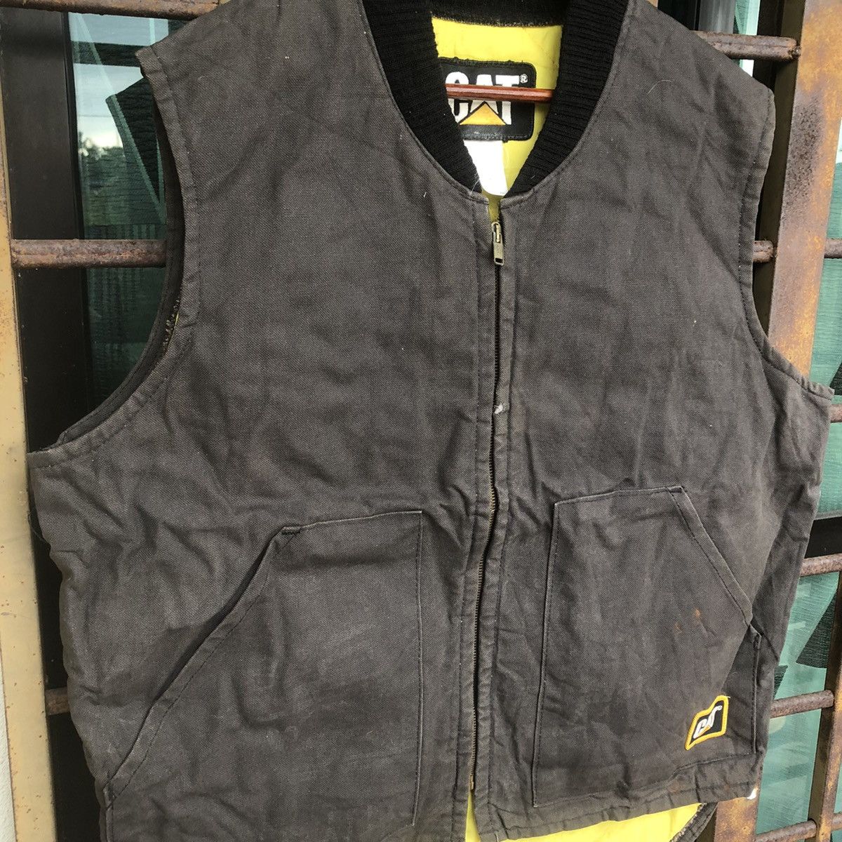 Vintage Cat Cargo Vest Zipper Size US L / EU 52-54 / 3 - 2 Thumbnail