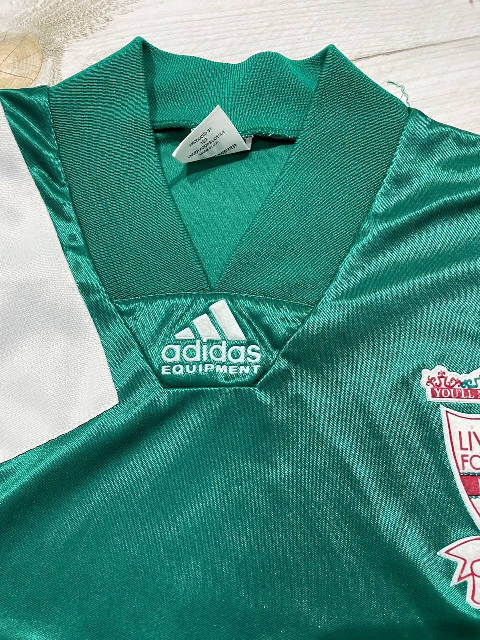 Adidas Vintage Adidas Liverpool 1992 1993 Away Shirt Soccer Jersey Size US M / EU 48-50 / 2 - 6 Thumbnail