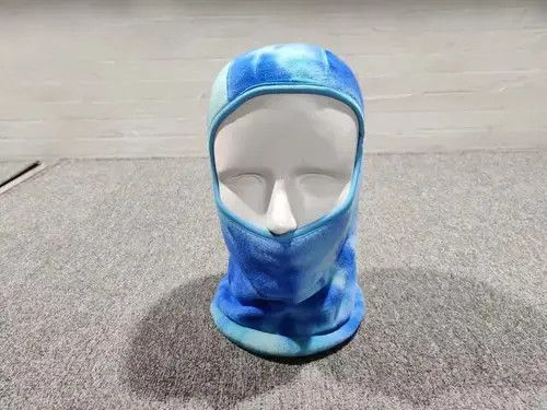 Other Light Blue Color Fleece Tie Dye Balaclava Ski Mask Size ONE SIZE - 2 Thumbnail