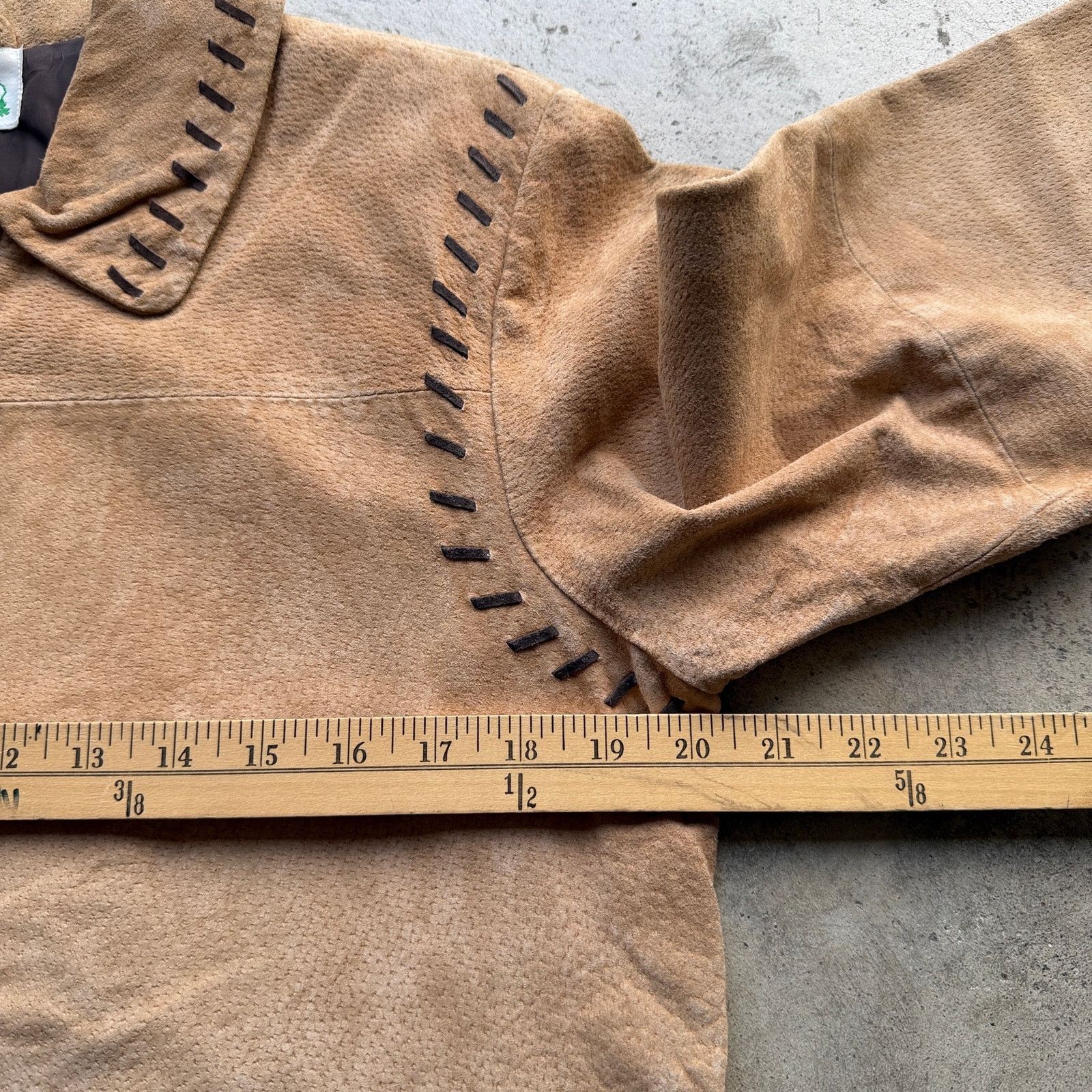 Quacker Factory Vintage 80s Suede Safari Animal Embroidered Leather Jacket S Size S / US 4 / IT 40 - 6 Thumbnail