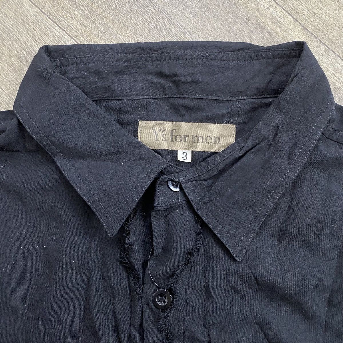 Yohji Yamamoto Archive Y’S For Men Yohji Yamamoto Black Long Shirt Designer Size US S / EU 44-46 / 1 - 5 Thumbnail