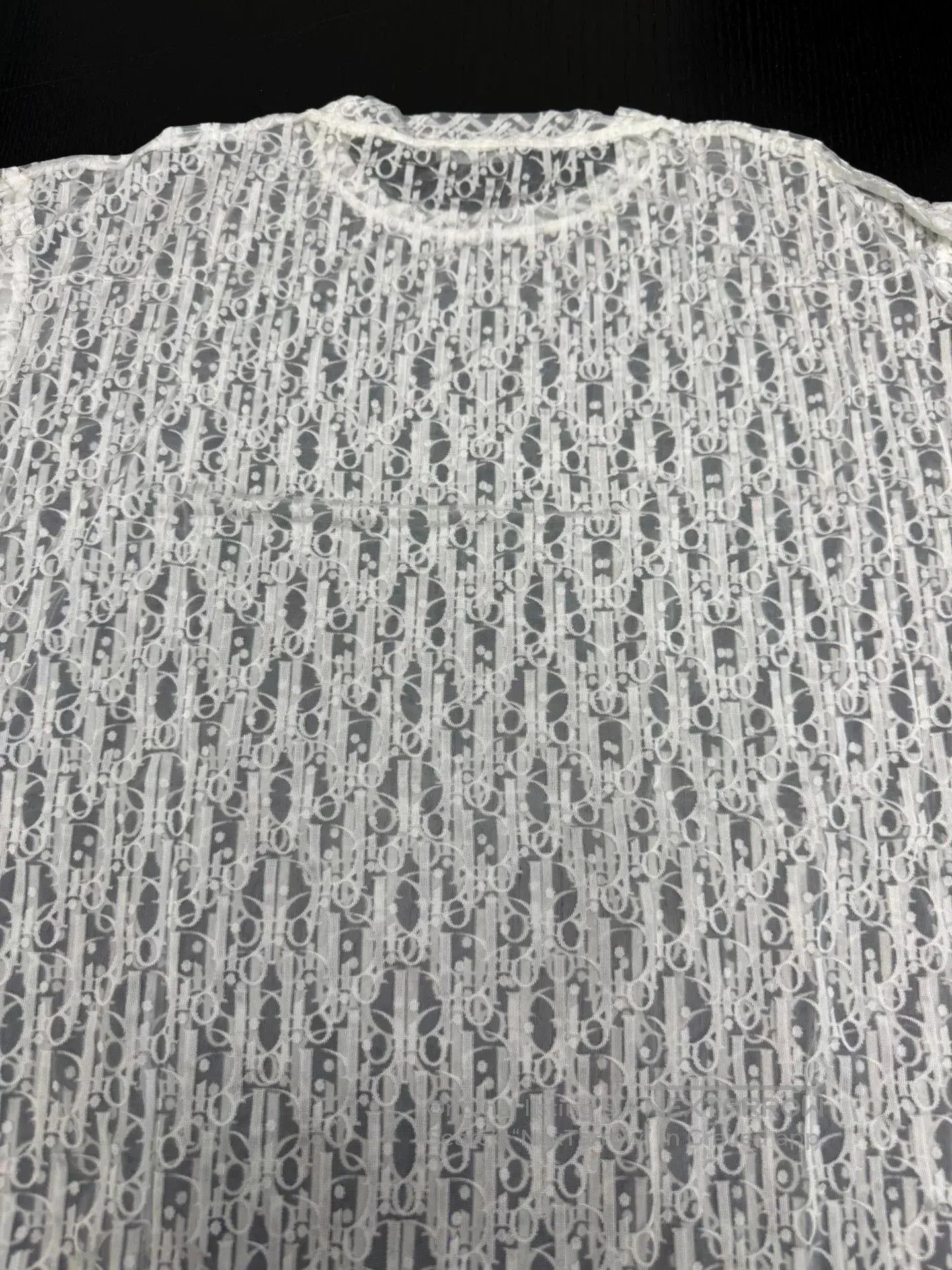Dior Dior Sheer Monogram Embroidered Mesh T. Size XL / US 12-14 / IT 48-50 - 7 Thumbnail