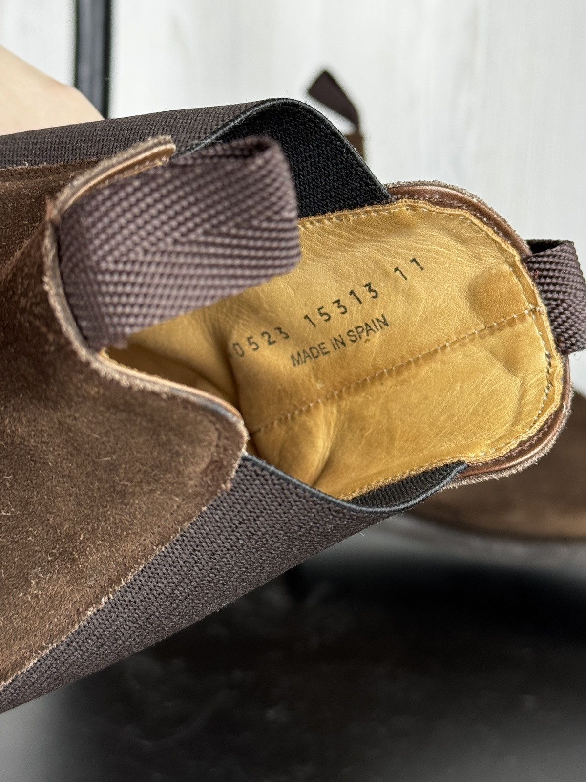 MORJAS Morjas Brown Suede Leather Chelsea Boots size UK11 US12 Size US 12 / EU 45 - 15 Thumbnail