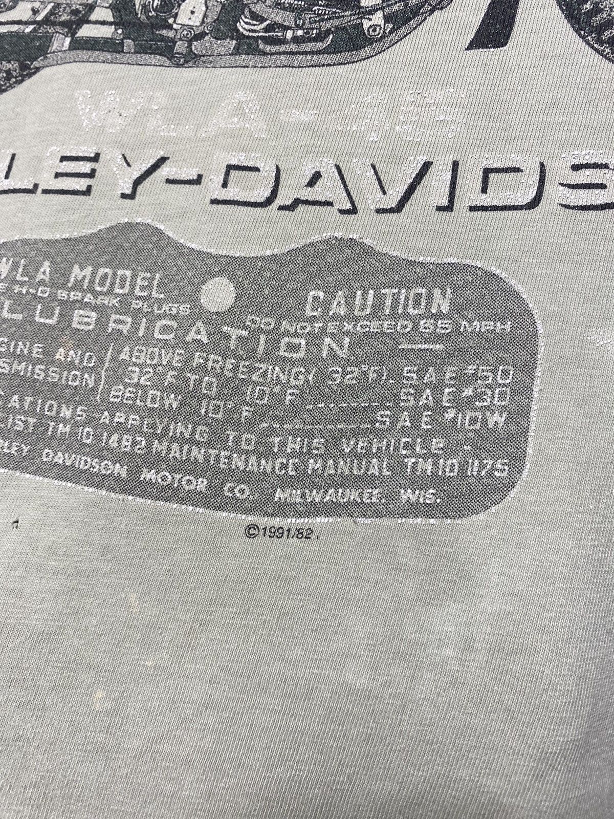 Harley Davidson Rare 1991 Harley Davidson Pearl Harbor distressed t-shirt Size US XL / EU 56 / 4 - 6 Thumbnail