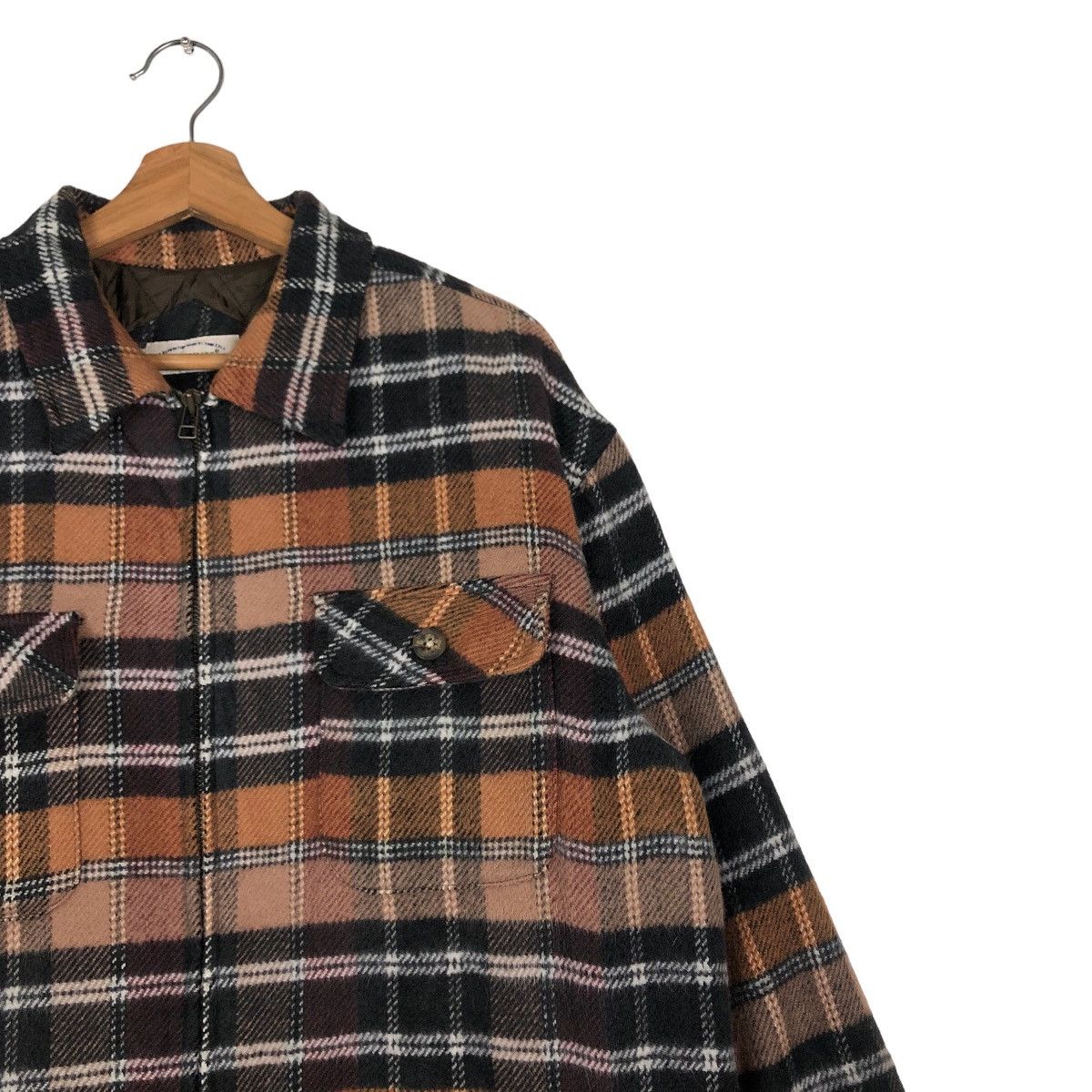 Japanese Brand Tartan Design Flannel Wool Jacket Possibility Issey Miyake Size US M / EU 48-50 / 2 - 6 Thumbnail