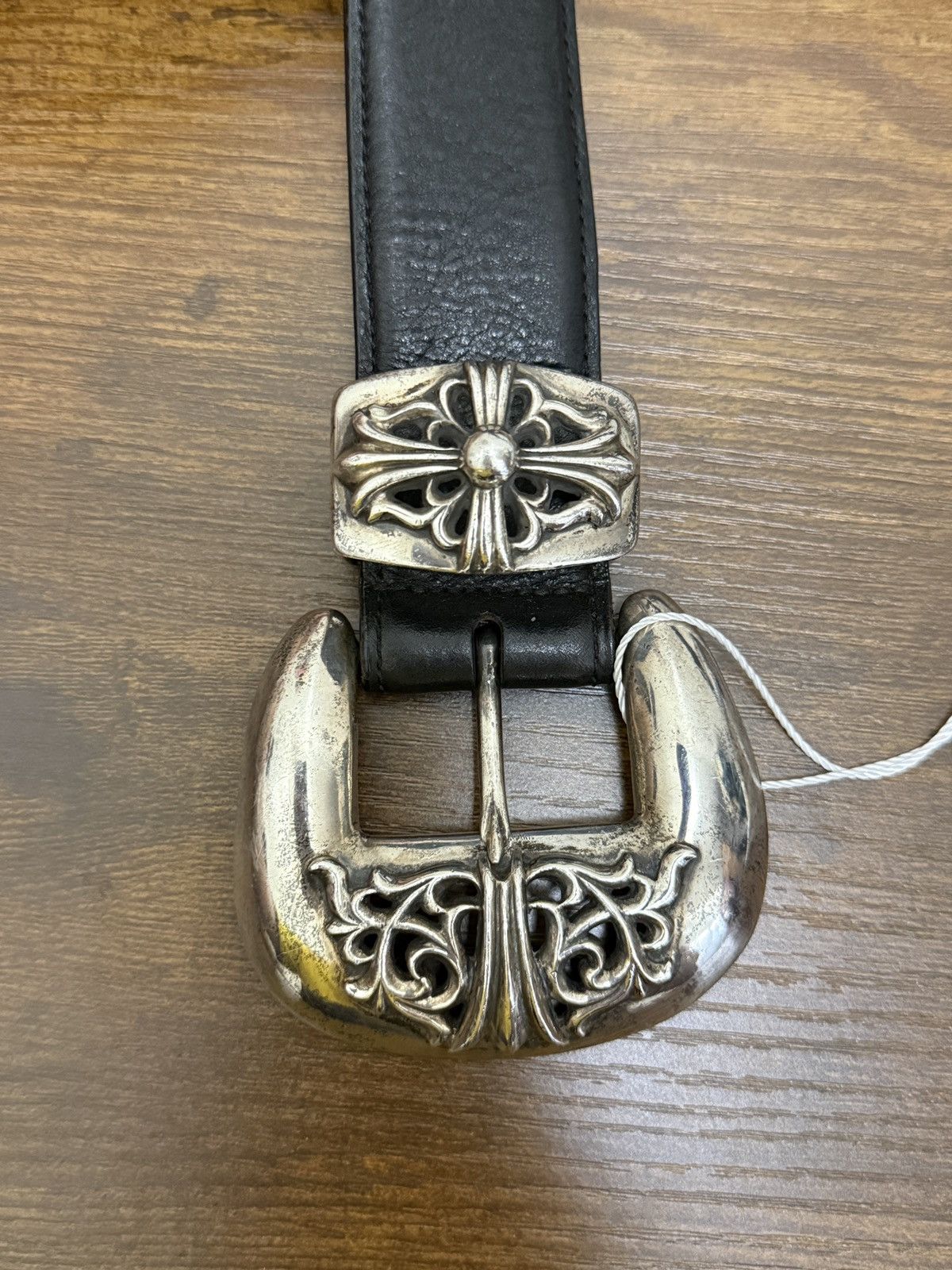 Chrome Hearts Chrome Hearts Leather Waist Belt 3-Piece Western Size 30 - 10 Thumbnail
