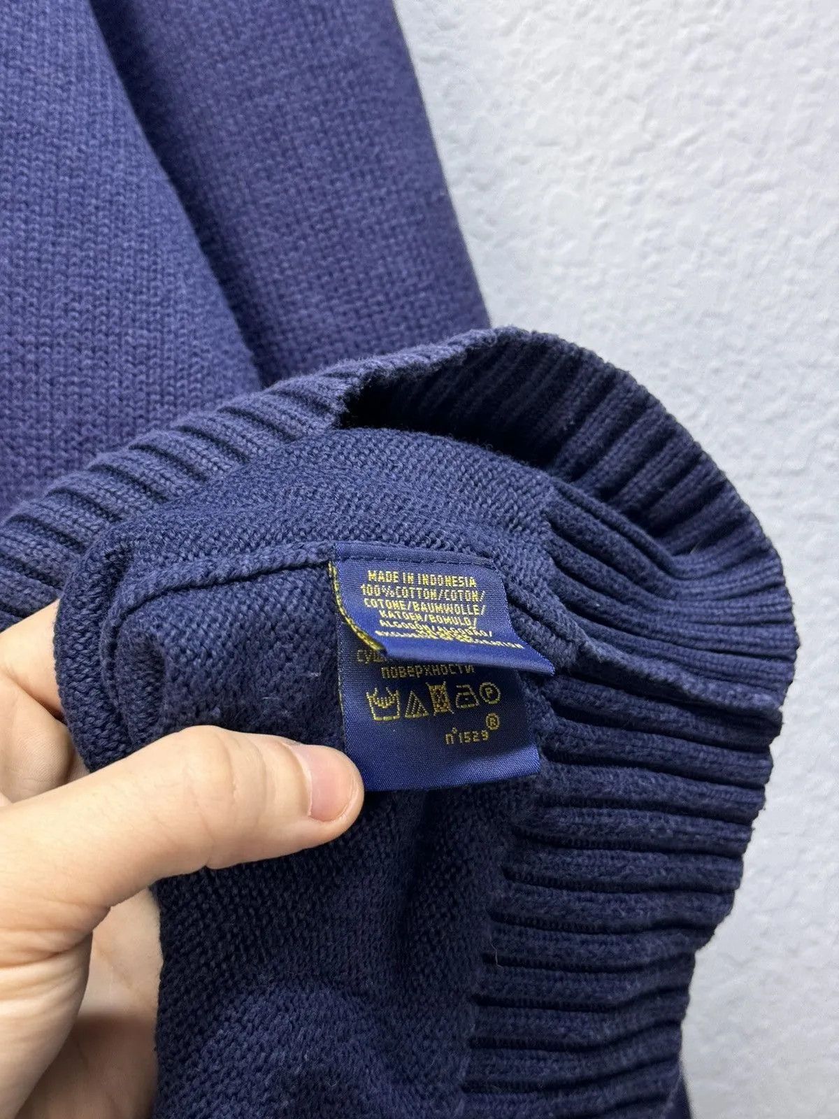 Polo Ralph Lauren × Ralph Lauren Polo Ralph Lauren Knitted Usa Sweater Y2K Japanese Style Size US XL / EU 56 / 4 - 7 Thumbnail