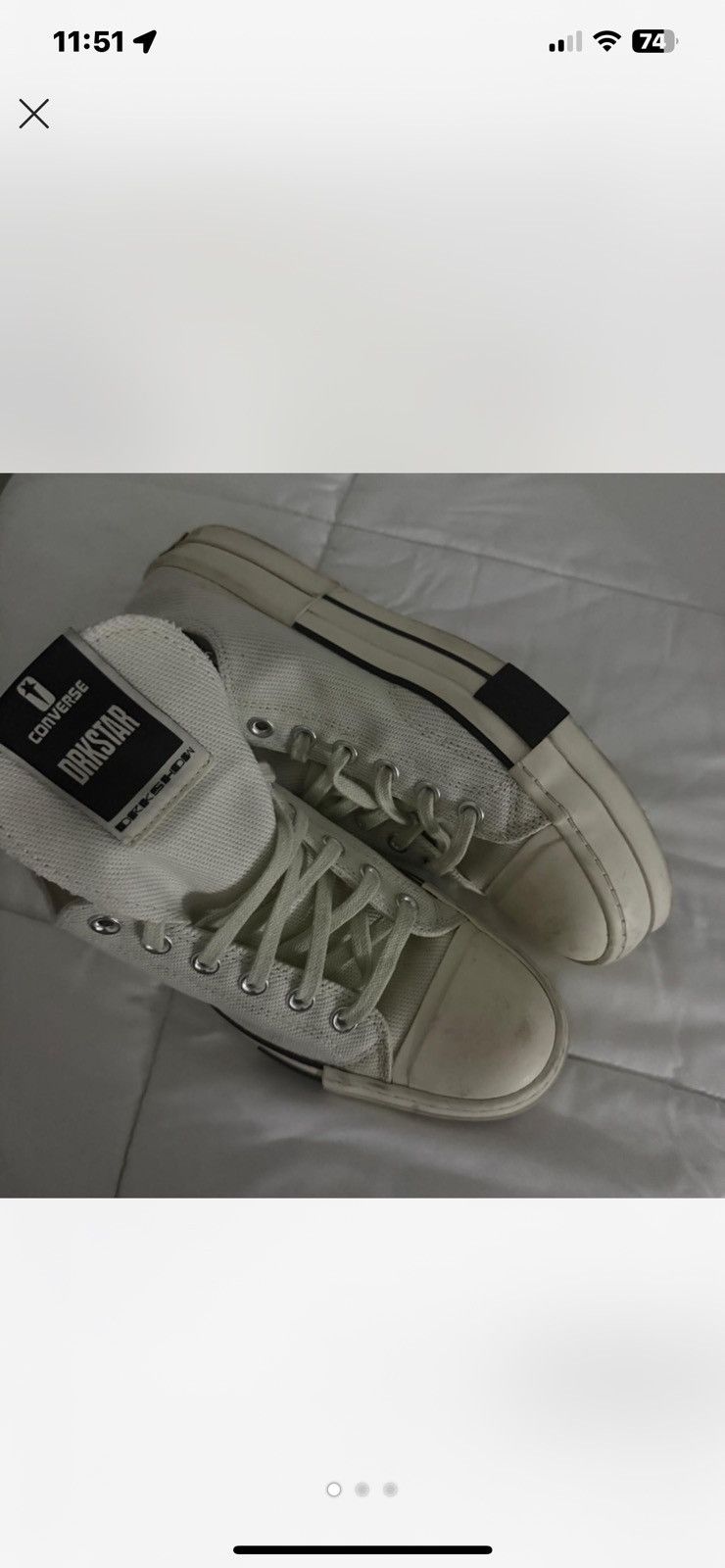 Rick Owens Darkstar converse Size US 8 / EU 41 - 3 Thumbnail