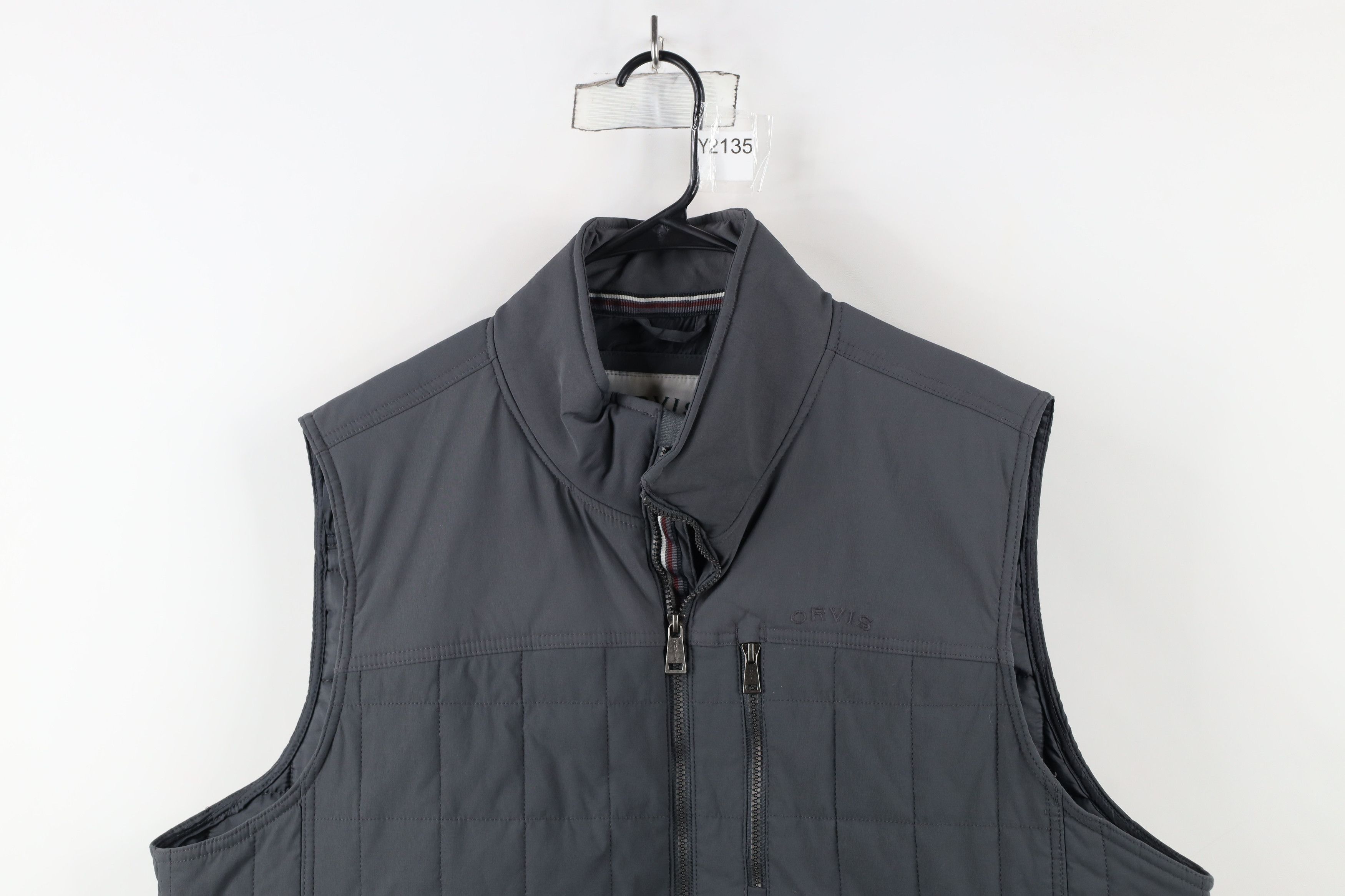 Orvis × Vintage Orvis Out Quilted Full Zip Puffer Vest Jacket Gray Size US XXL / EU 58 / 5 - 2 Thumbnail