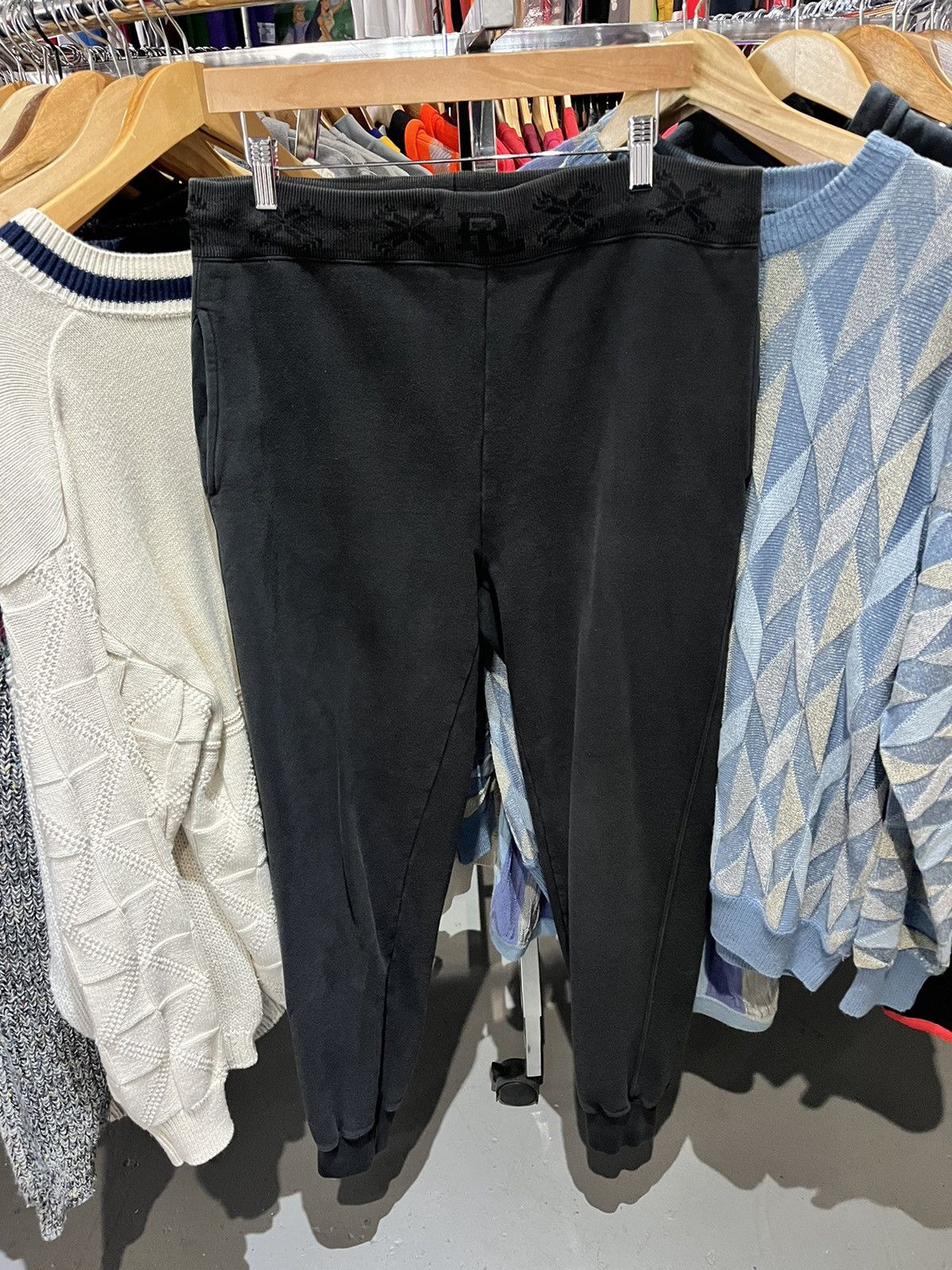 Polo Ralph Lauren Ralph Lauren Polo Sport Vintage Sweat Suit Pattern Band M-L Size US 32 / EU 48 - 7 Thumbnail