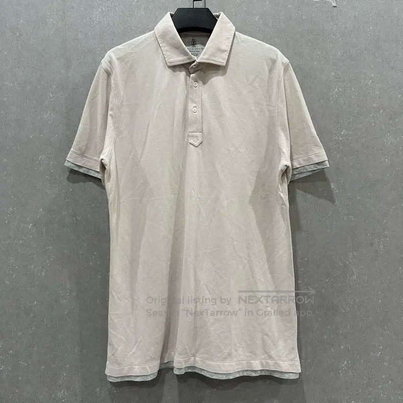 Brunello Cucinelli Brunello Cucinelli Spring/Summer Men's Short Sleeve Polo Size US L / EU 52-54 / 3 - 1 Thumbnail