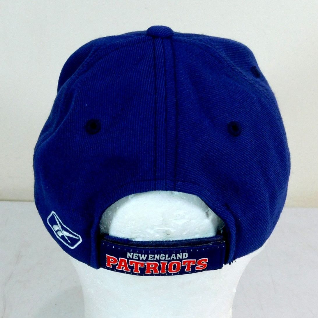 Reebok Y2K New England Patriots Hat Flying Elvis Logo Reebok Blue Size ONE SIZE - 4 Thumbnail