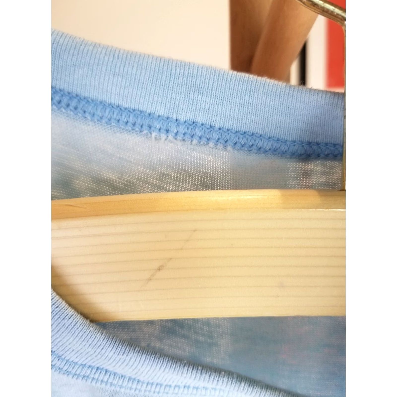 Vintage VINTAGE BLANK UNBRANDED SKY BLUE SINGLE STITCH T-SHIRT SZ MEDIUM Size US M / EU 48-50 / 2 - 3 Thumbnail