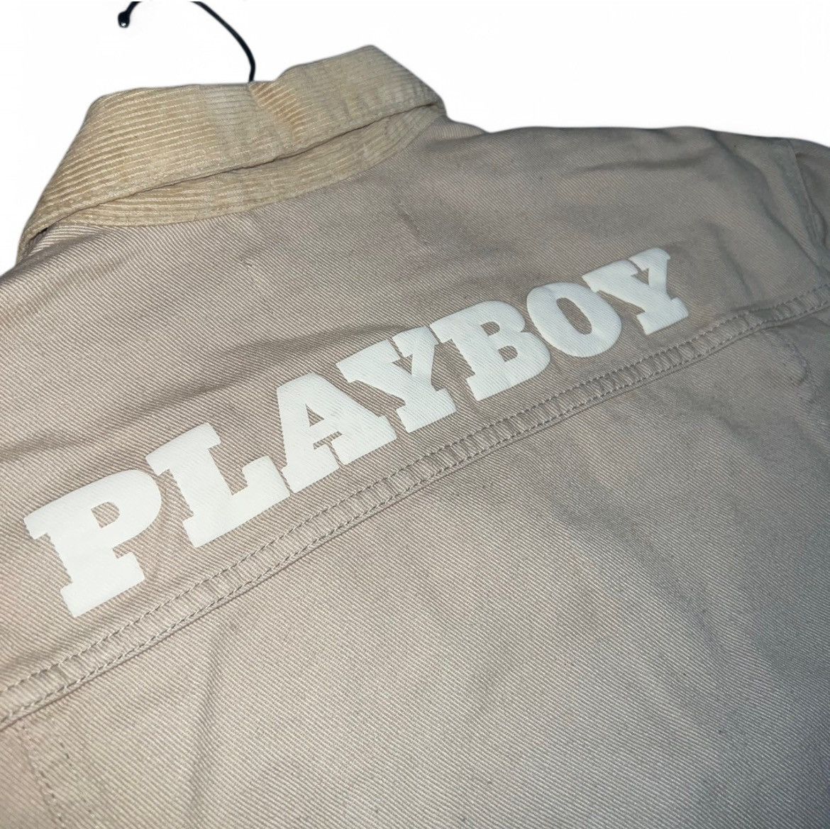 Playboy PLAYBOY TAN CREAM VINTAGE STYLED JACKET Size US M / EU 48-50 / 2 - 3 Thumbnail