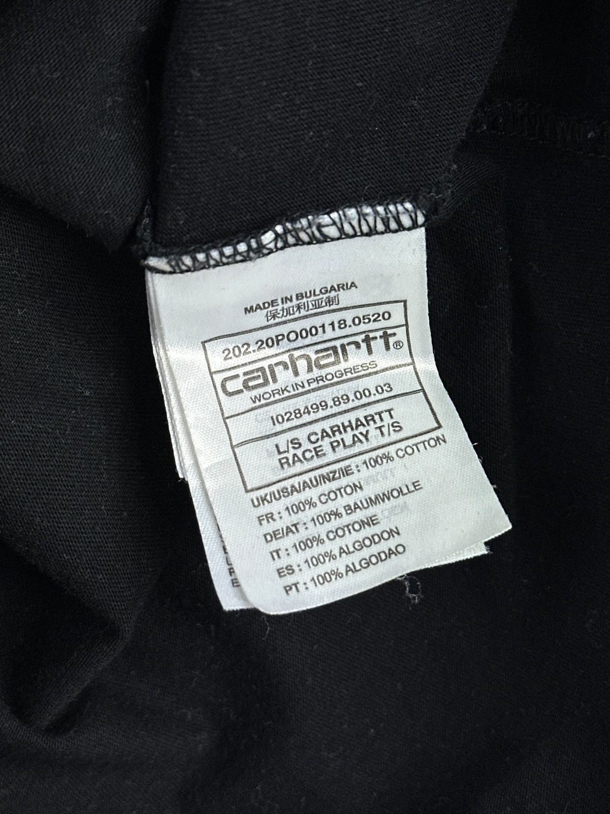 Carhartt Vintage Carhartt Long Slevee Race Play T-Shirt Graphic Print Size US M / EU 48-50 / 2 - 12 Thumbnail