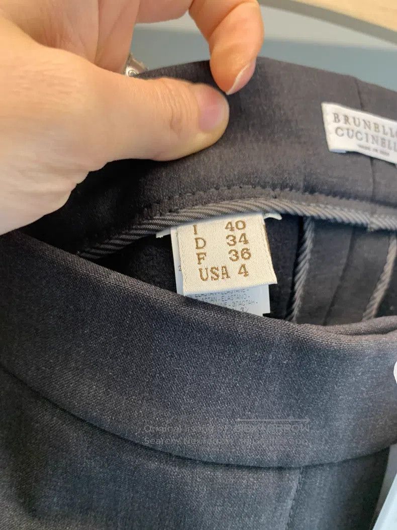 Brunello Cucinelli Brunello Cucinelli Black Trousers Size 26" / US 2 / IT 38 - 6 Thumbnail