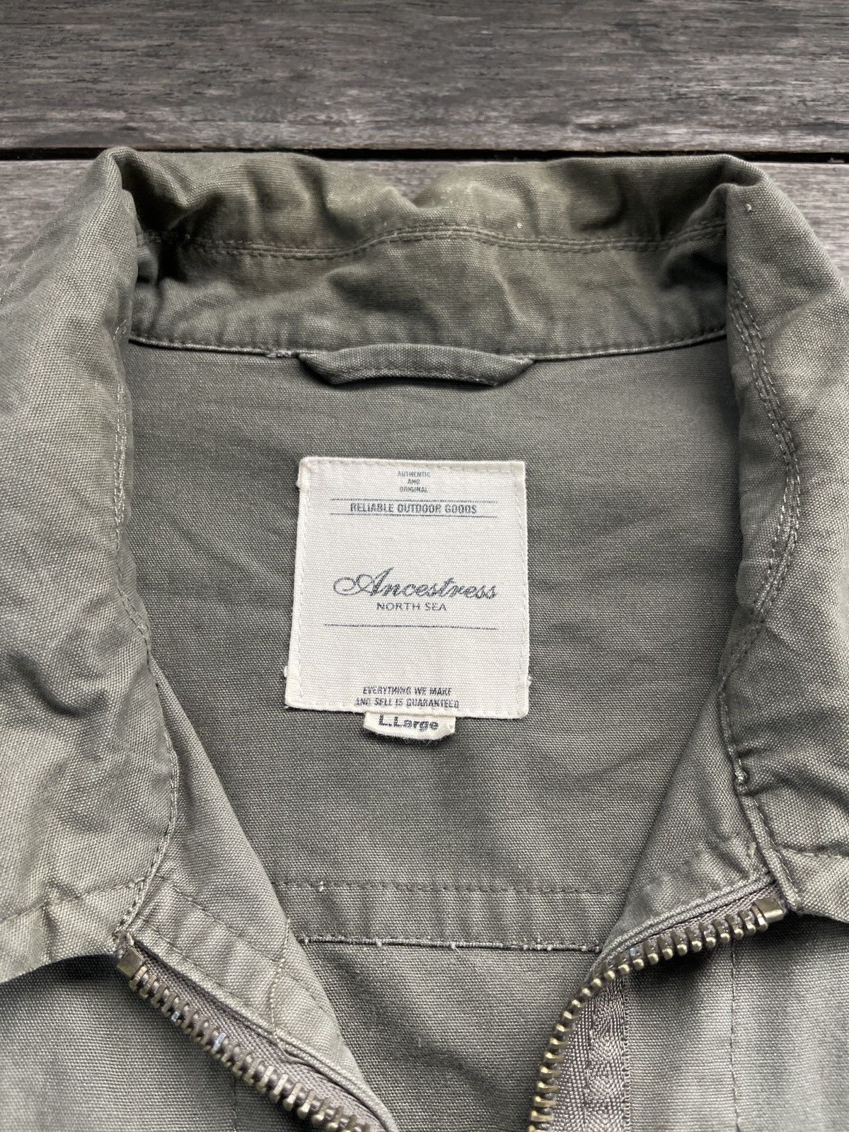 Japanese Brand × Vintage ANCESTRESS NORTH SEA FULLZIPPER JACKET Size US XL / EU 56 / 4 - 5 Thumbnail