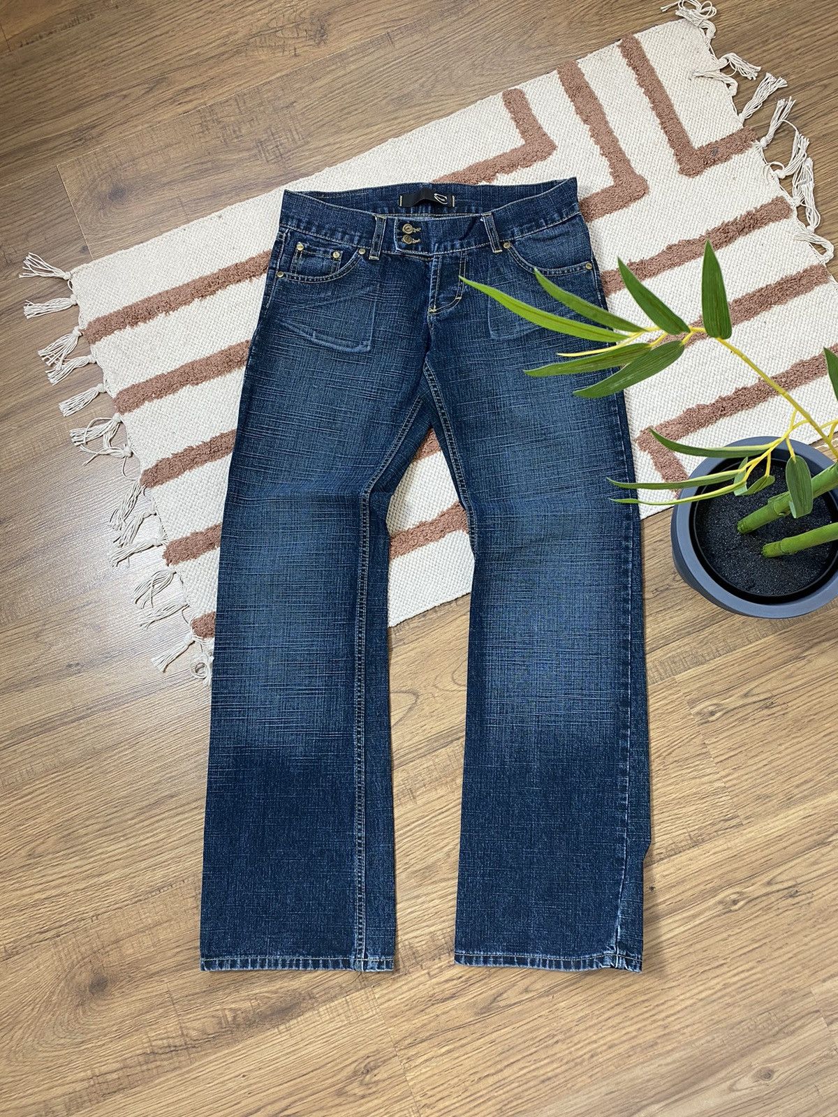 Roberto Cavalli WASHED ROBERTO CAVALLI DEMIN PANTS Size 31" - 2 Thumbnail