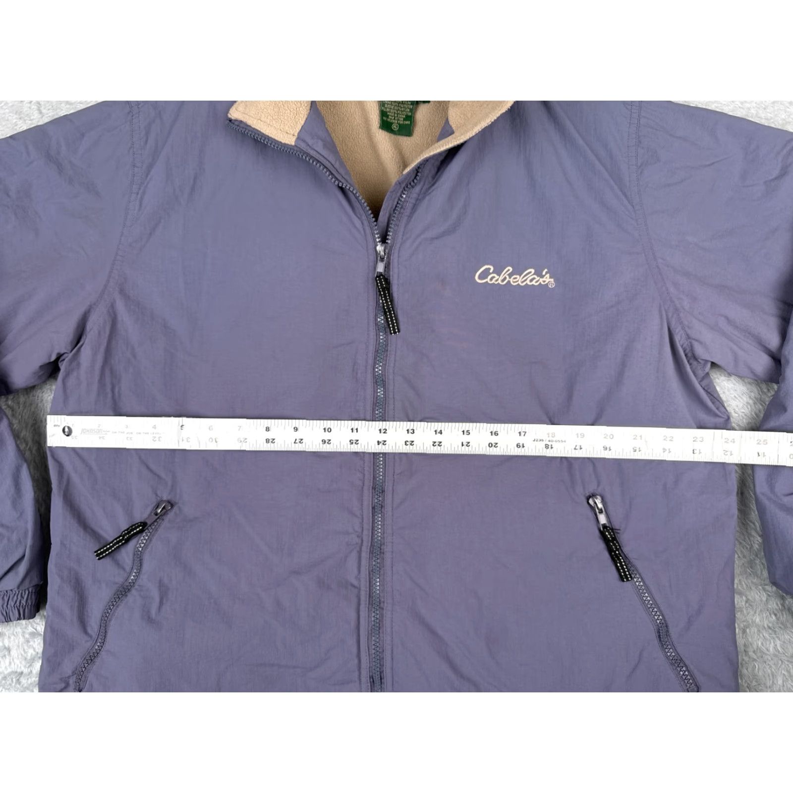 Vintage VINTAGE Cabela's Jacket Womens XL Purple Full Zip Fleece Lined Stillwater Supply Jacket Size XL / US 12-14 / IT 48-50 - 7 Thumbnail