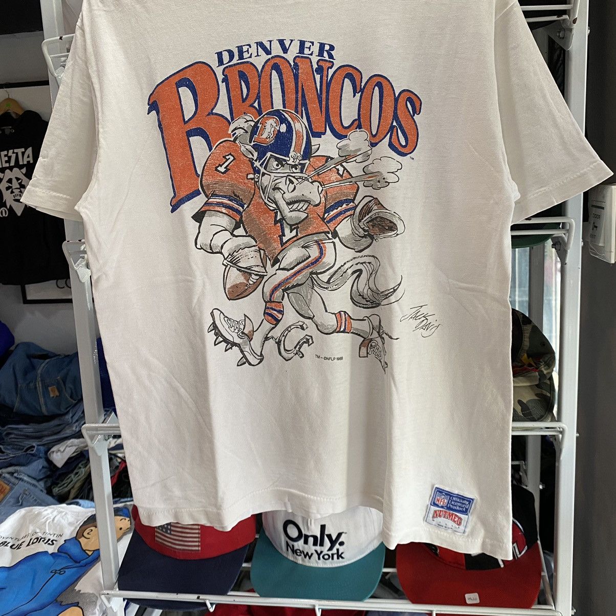 NFL Vintage 1988 Denver Broncos Buffalo Rap Tees Style Tee Size US M / EU 48-50 / 2 - 4 Thumbnail