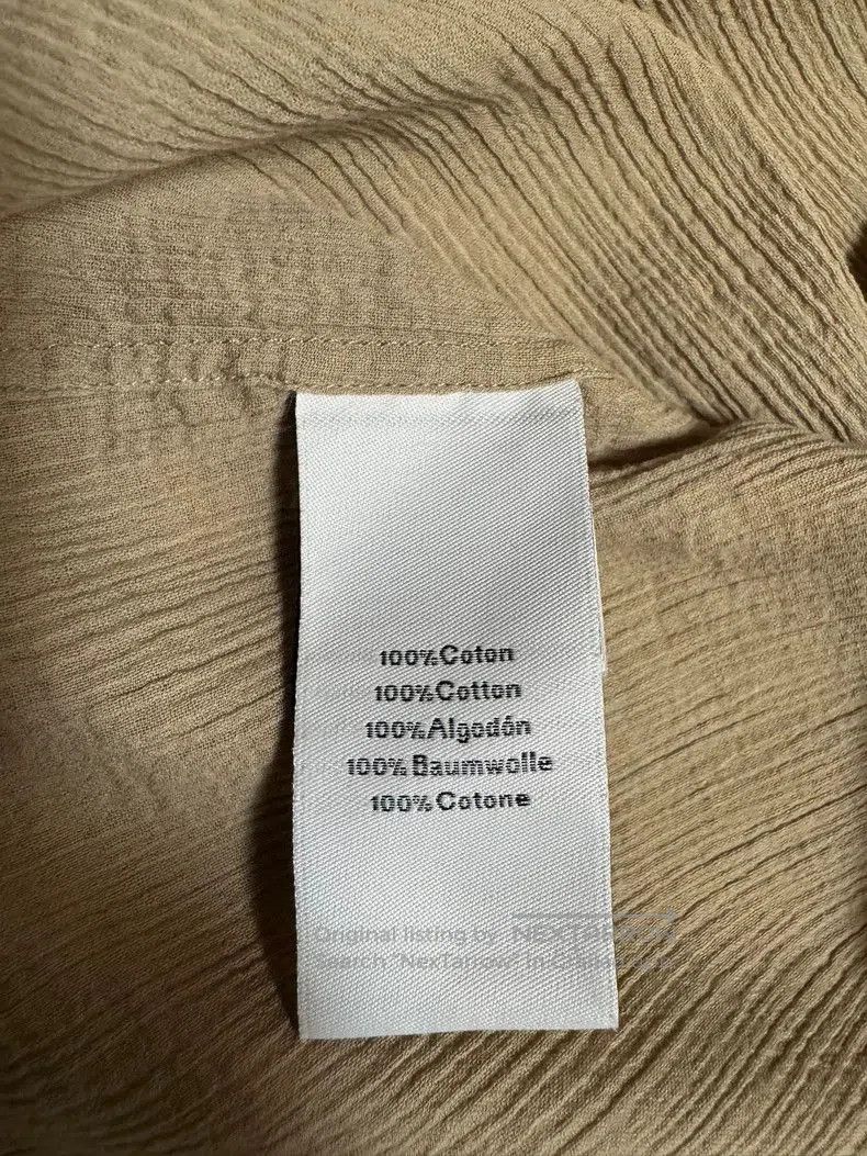 Hermes Beige Casual Button.