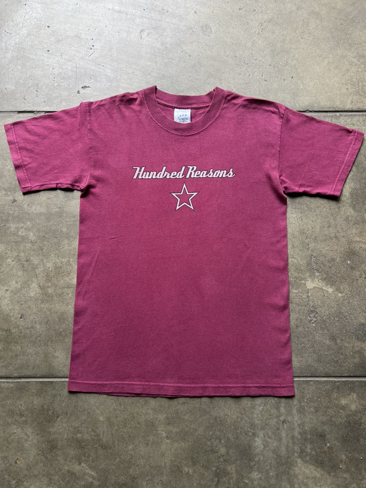 Band Tees × Vintage VTG ‘00s Y2K Hundred Reasons Band Tee Shirt Emo Size US S / EU 44-46 / 1 - 1 Thumbnail
